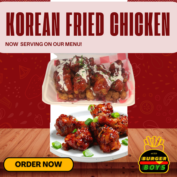Try out our NEW Menu Addition - Korean Chicken!
